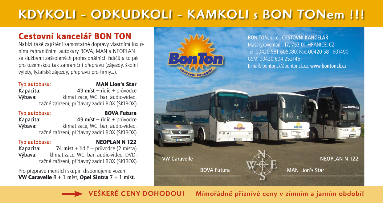Autobusy CK BON TON